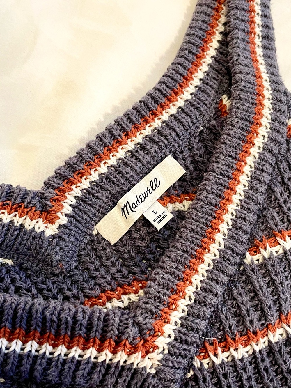 Madewell Knit Sweater Tank (Large / L) - Picture 3 of 6